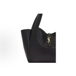 SAINT LAURENT YSL BEA series Logo hardware accessories Tote bag, Tote bag, shopping bag, hand bag, shoulder bag, women\'s style, black